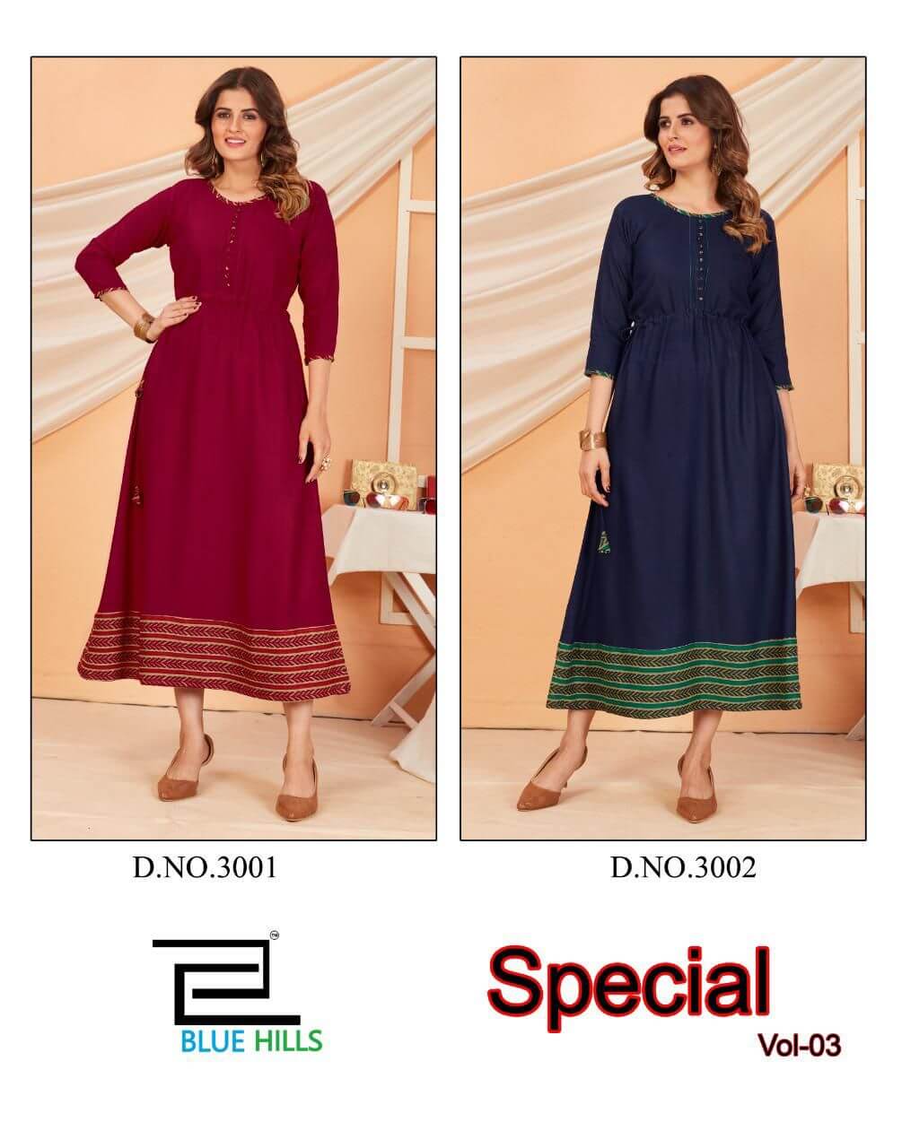 Blue Hills Special Vol 3 Casual Wear Kurti Catalog In Wholesale Price, Purchase Full Catalog of Blue Hills Special Vol 3 In Wholesale Price Online